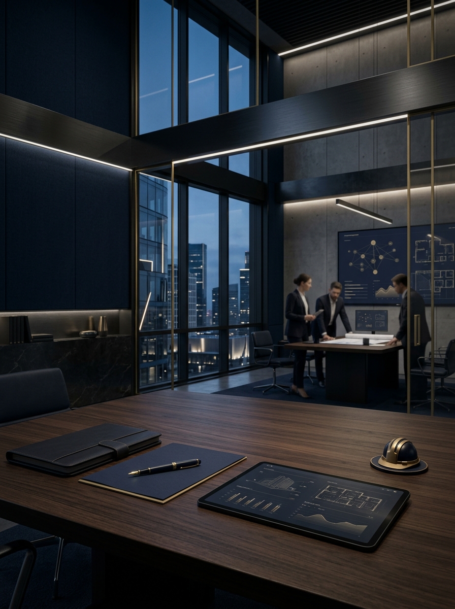 Premium architectural structure representing foundation